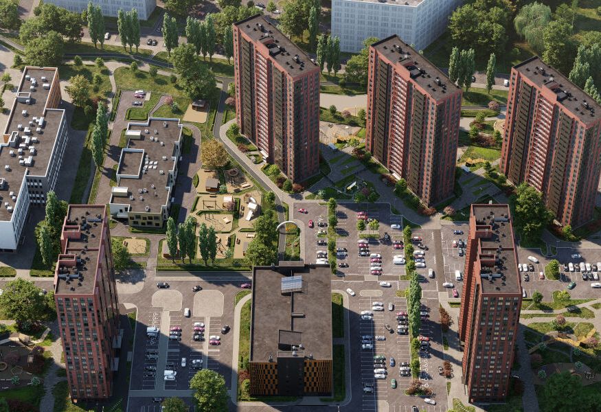 "Парк-квартал" в жилом экорайоне "Юнтолово"